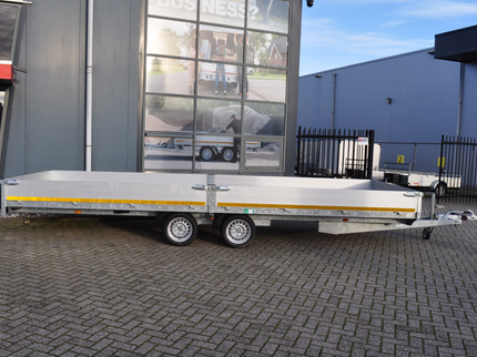 Eduard Geremde Eduard plateauwagen - 606x200 cm - 3000 kg bruto laadvermogen - 63 cm laadvloerhoogte - 30 cm borden
