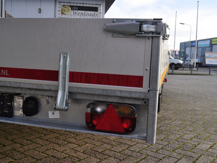 Eduard Geremde Eduard plateauwagen - 606x200 cm - 3000 kg bruto laadvermogen - 63 cm laadvloerhoogte - 30 cm borden