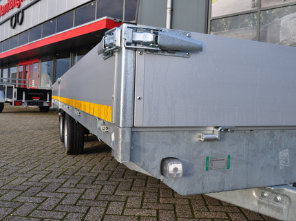 Eduard Geremde Eduard plateauwagen - 606x200 cm - 3000 kg bruto laadvermogen - 63 cm laadvloerhoogte - 30 cm borden