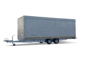 Eduard Geremde Eduard plateauwagen - 606x200 cm - 3000 kg bruto laadvermogen - 63 cm laadvloerhoogte - 30 cm borden