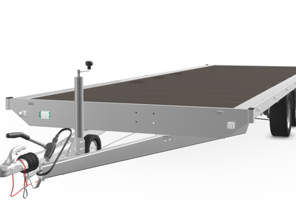 Eduard Geremde Eduard plateauwagen - 606x220 cm - 3500 kg bruto laadvermogen - tridem asser