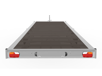 Eduard Geremde Eduard plateauwagen - 606x220 cm - 3500 kg bruto laadvermogen - tridem asser