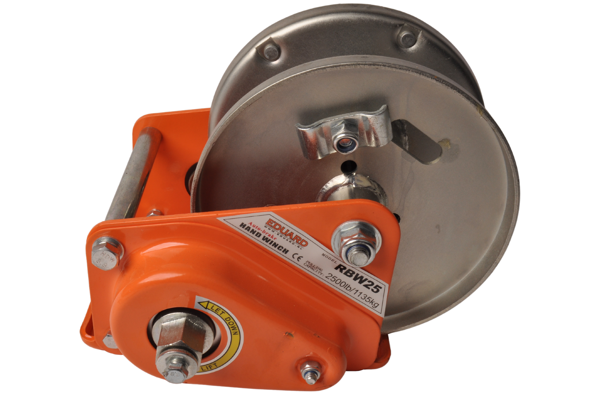 Handlier ongeremd 272 kg - overbrenging 3.2:1 Handlier ongeremd 272 kg - overbrenging 3.2:1