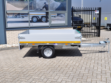 Eduard Ongeremde Eduard plateauwagen - 200x145 cm - 750 kg bruto laadvermogen - 30 cm borden - 56 cm laadvloerhoogte