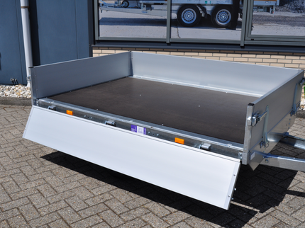 Eduard Ongeremde Eduard plateauwagen - 200x145 cm - 750 kg bruto laadvermogen - 30 cm borden - 56 cm laadvloerhoogte