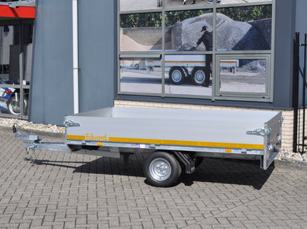 Eduard Ongeremde Eduard Plateauwagen - 250x145 cm - 750 kg ongeremde plateauwagen - 56 cm laadvloerhoogte - 195/55R10