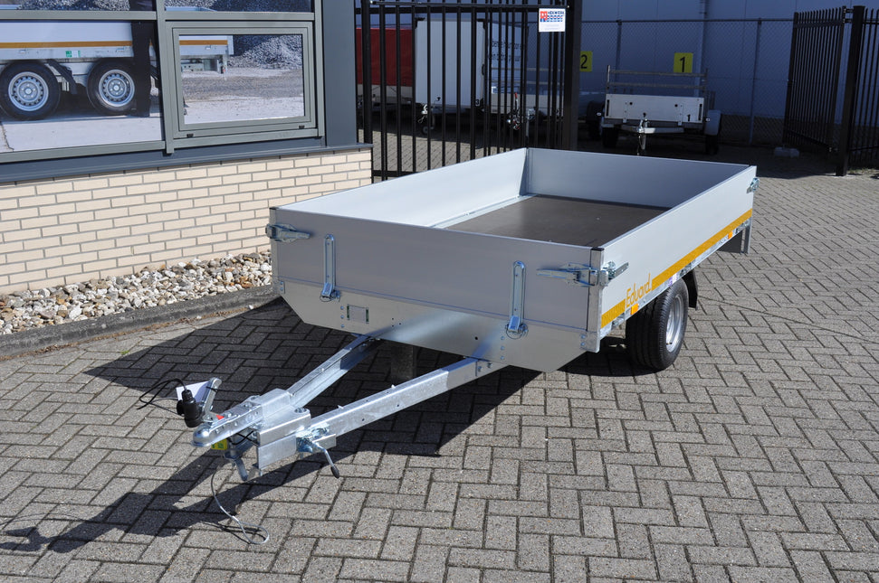 Eduard Ongeremde Eduard Plateauwagen - 250x145 cm - 750 kg ongeremde plateauwagen - 56 cm laadvloerhoogte - 195/55R10