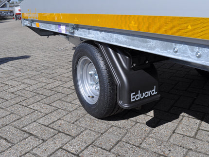 Eduard Ongeremde Eduard Plateauwagen - 250x145 cm - 750 kg ongeremde plateauwagen - 56 cm laadvloerhoogte - 195/55R10