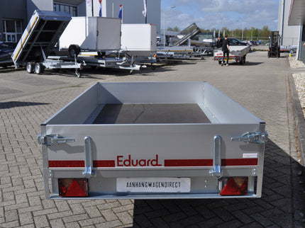 Eduard Ongeremde Eduard Plateauwagen - 250x145 cm - 750 kg ongeremde plateauwagen - 56 cm laadvloerhoogte - 195/55R10