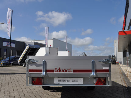 Eduard Ongeremde Eduard Plateauwagen - 250x145 cm - 750 kg ongeremde plateauwagen - 56 cm laadvloerhoogte - 195/55R10