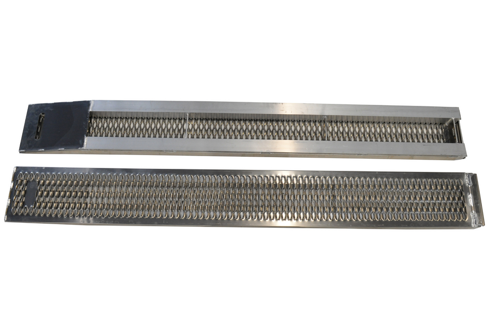 Eduard Set van 2 heavy duty oprijplaten 2463,5x300x85 mm - aluminium - 2700 kg maximaal draagvermogen