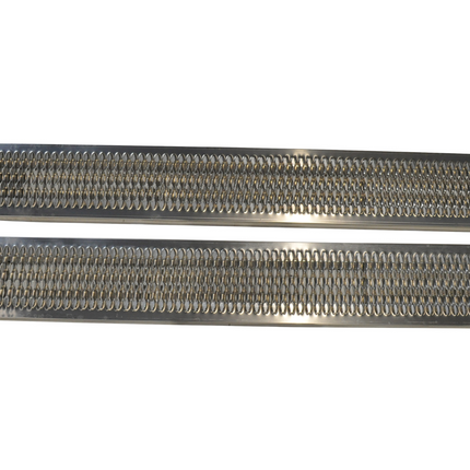 Eduard Set van 2 heavy duty oprijplaten 250x30x8,5 cm - aluminium - 2700 kg maximaal draagvermogen