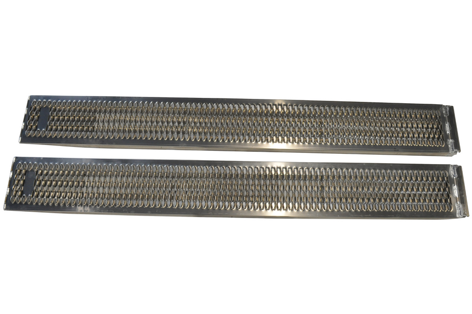 Eduard Set van 2 heavy duty oprijplaten 250x30x8,5 cm - aluminium - 2700 kg maximaal draagvermogen