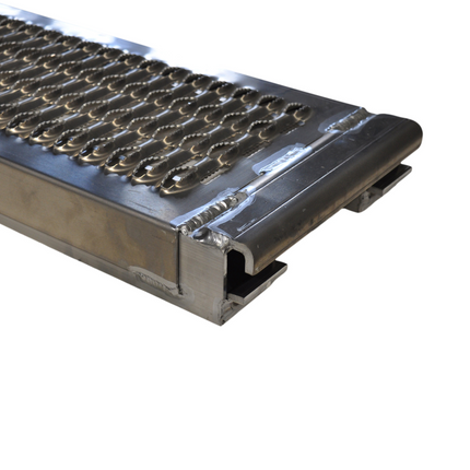 Eduard Set van 2 heavy duty oprijplaten 250x30x8,5 cm - aluminium - 2700 kg maximaal draagvermogen
