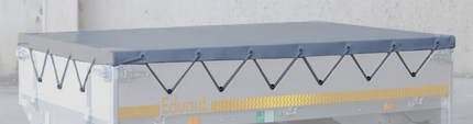 Eduard Vlakzeil op maat voor Eduard aanhanger - 200x145 cm - waterdicht