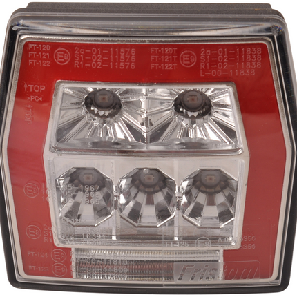 Fristom Achterlicht - Fristom FT-120 LED - links/rechts - 99,5x93x39,5 mm