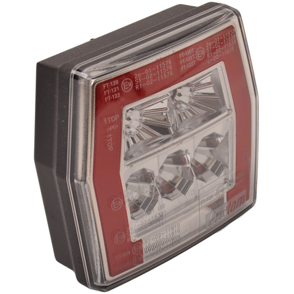 Fristom Achterlicht - Fristom FT-120 LED - links/rechts - 99,5x93x39,5 mm