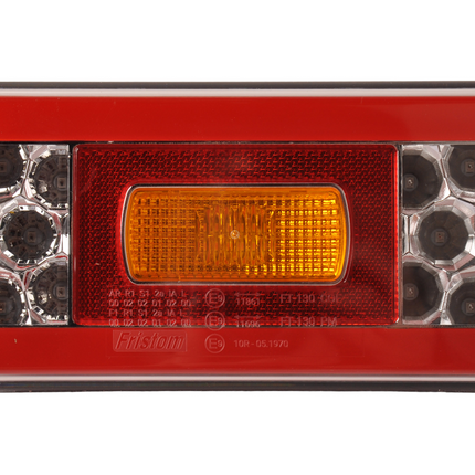 Fristom Achterlicht - Fristom FT-130 LED - links - 220x110x50,5 mm - inclusief mistlamp