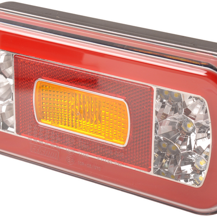 Fristom Achterlicht - Fristom FT-130 LED - rechts - 220x110x50,5 mm - inclusief achteruitrijverlichting