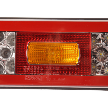 Fristom Achterlicht - Fristom FT-130 LED - rechts - 220x110x50,5 mm - inclusief achteruitrijverlichting