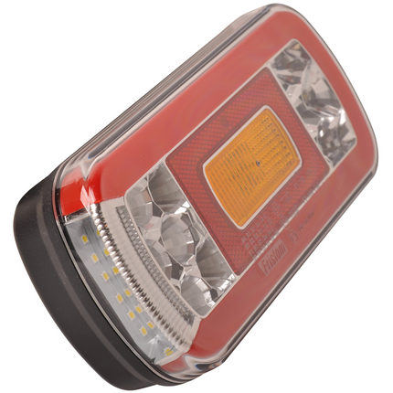 Fristom Achterlicht - Fristom FT-130 LED - rechts - 220x110x50,5 mm - inclusief achteruitrijverlichting