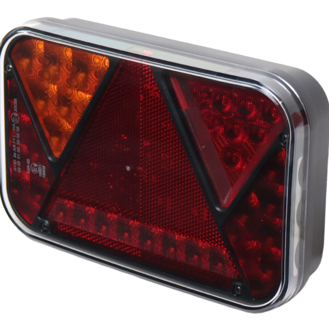 Fristom Achterlicht - Fristom - links - 200x130x50 mm - Aspöck connector  - met ingebouwde weerstand