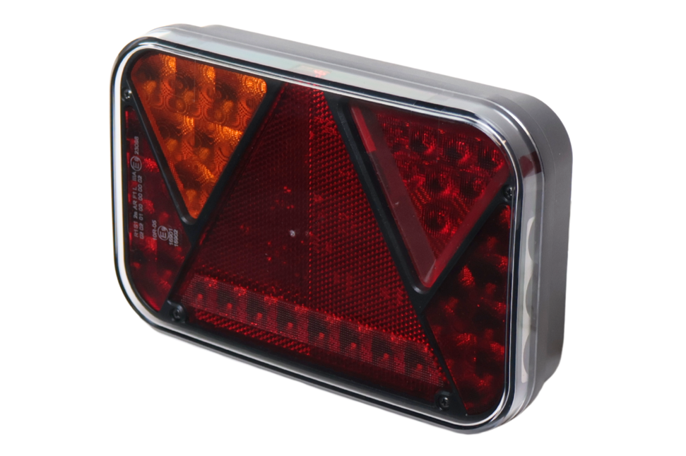 Fristom Achterlicht - Fristom - links - 200x130x50 mm - Aspöck connector  - met ingebouwde weerstand