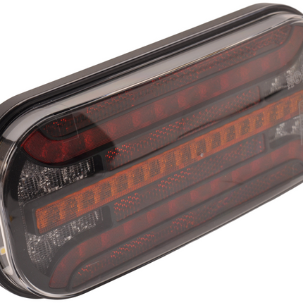 Fristom Fristom FT-230 rechts - inclusief achteruitrijverlichting - LED 215x95x38 mm - met dynamische richtingaanwijzer