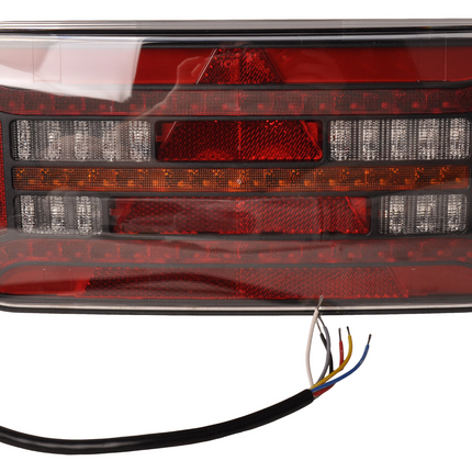 Fristom Fristom FT-610 links - LED 302x130x51 mm - met dynamische richtingaanwijzer - 100 cm losse draad aansluiting