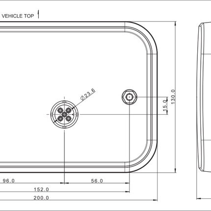 Fristom LED verlichtingsset - Fristom FT-270 - 13 polig - incl. markeringsverlichting & ingebouwde weerstanden