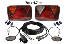 Hoofdkabel: 7 m - Markeringsverlichting: 4,7 m