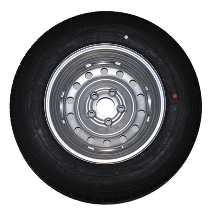 GT RADIAL Compleet wiel 175R14C band + velg - mercedes steek 5x112 - 775kg draagvermogen - naafdiameter 67 mm