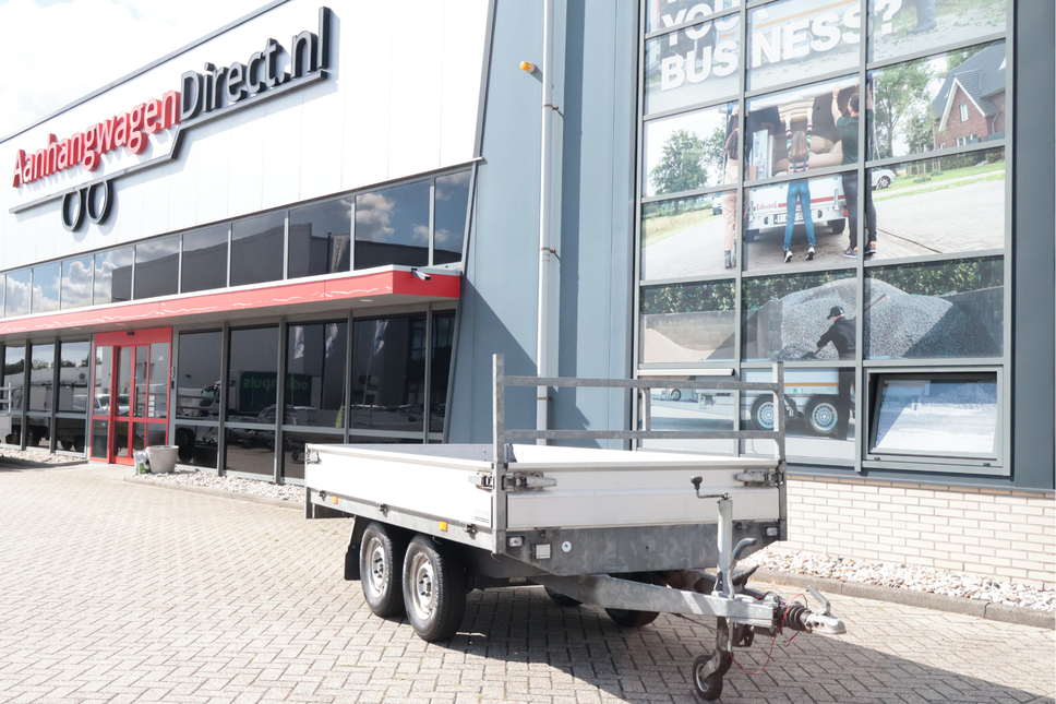 Hapert Geremde Hapert AL2000 plateauwagen - 305x160 cm - 2000 kg - 72 cm laadvloerhoogte