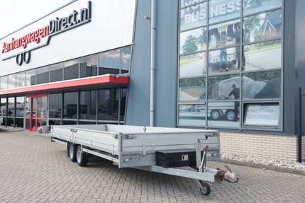 Hulco Geremde Hulco Medax-2 plateauwagen - 611x203 - 3000 kg bruto laadvermogen - tandemasser
