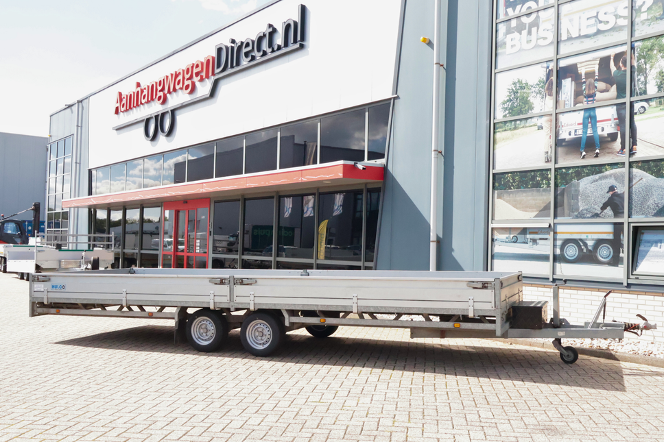 Hulco Geremde Hulco Medax-2 plateauwagen - 611x203 - 3000 kg bruto laadvermogen - tandemasser