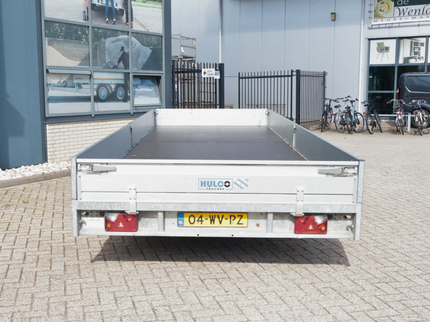 Hulco Geremde Hulco Medax-2 plateauwagen - 611x203 - 3000 kg bruto laadvermogen - tandemasser