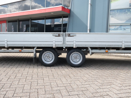 Hulco Geremde Hulco Medax-2 plateauwagen - 611x203 - 3000 kg bruto laadvermogen - tandemasser
