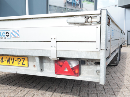Hulco Geremde Hulco Medax-2 plateauwagen - 611x203 - 3000 kg bruto laadvermogen - tandemasser