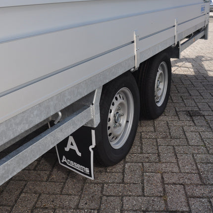 Hulco Geremde Hulco Medax plateauwagen - 405x203 cm - 3000 kg bruto laadvermogen - 30 cm borden