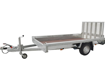 Hulco Hulco TERRAX-1 1800 Basic - 1800 kg bruto laadvermogen - machinetransporter - 294x150 cm laadoppervlak - geremd