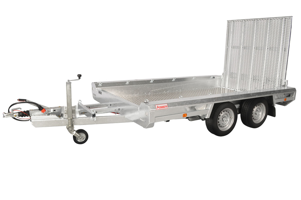 Hulco Hulco TERRAX - 2 3000 LK - 3000 kg bruto laadvermogen - machinetransporter - 294x150 cm laadoppervlak - geremd
