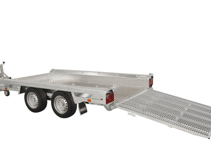 Hulco Hulco TERRAX - 2 3000 LK - 3000 kg bruto laadvermogen - machinetransporter - 294x150 cm laadoppervlak - geremd