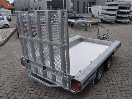 Hulco Hulco TERRAX - 2 3000 LK - 3000 kg bruto laadvermogen - machinetransporter - 294x150 cm laadoppervlak - geremd