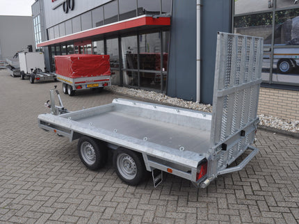 Hulco Hulco TERRAX - 2 3000 LK - 3000 kg bruto laadvermogen - machinetransporter - 294x150 cm laadoppervlak - geremd