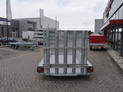 Hulco Hulco TERRAX - 2 3000 LK - 3000 kg bruto laadvermogen - machinetransporter - 294x150 cm laadoppervlak - geremd