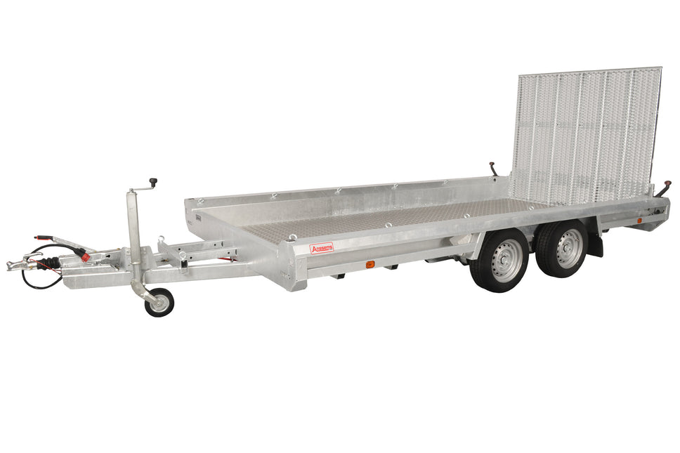 Hulco Hulco TERRAX-2 3000 LK - 3000 kg bruto laadvermogen - machinetransporter - 394x180 cm laadoppervlak - geremd