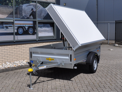 Humbaur Multifunctionele bakwagen met afneembare deksel - HA 752513 KV - 750kg - 251x131 cm  - ongeremd