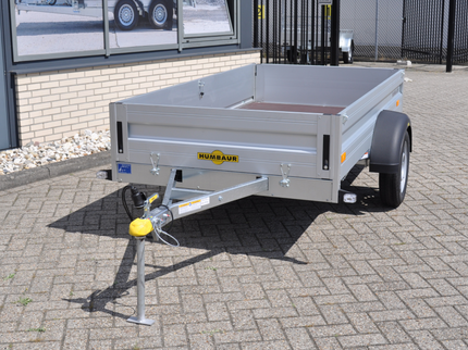 Humbaur Multifunctionele bakwagen met afneembare deksel - HA 752513 KV - 750kg - 251x131 cm  - ongeremd