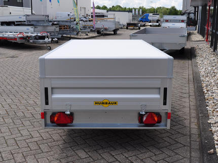 Humbaur Multifunctionele bakwagen met afneembare deksel - HA 752513 KV - 750kg - 251x131 cm  - ongeremd