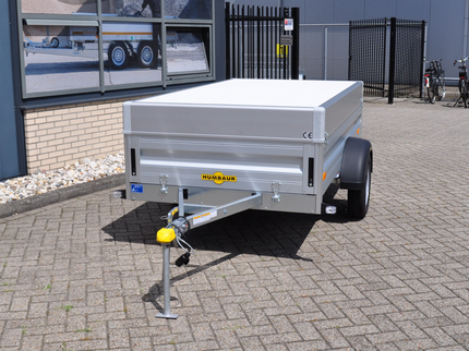 Humbaur Multifunctionele bakwagen met afneembare deksel - HA 752513 KV - 750kg - 251x131 cm  - ongeremd